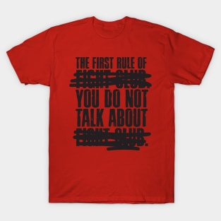 The First Rule of Fight Club T-Shirt